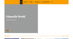 Desktop Screenshot of edupediaworld.com