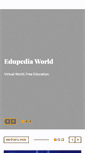 Mobile Screenshot of edupediaworld.com